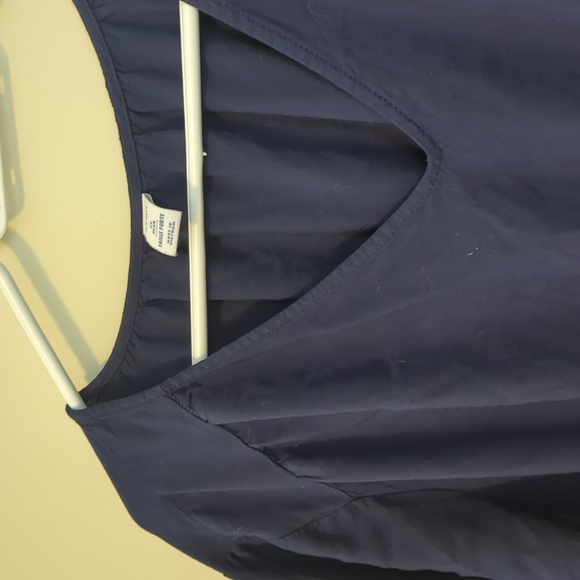 Waist Defined Dark Blue Shirt Dress - Picture 2 of 4